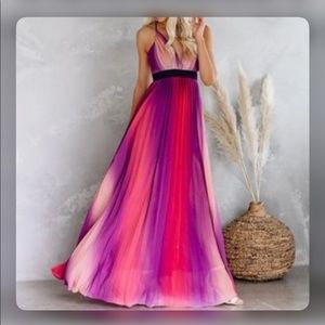 Vici Fusion Pleated Maxi